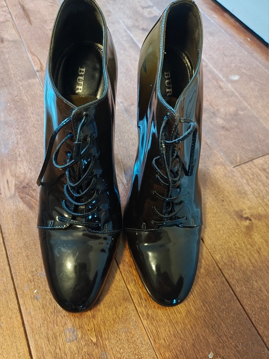 Burberry Shoes - Burberry  Patent Lace-Up Heels